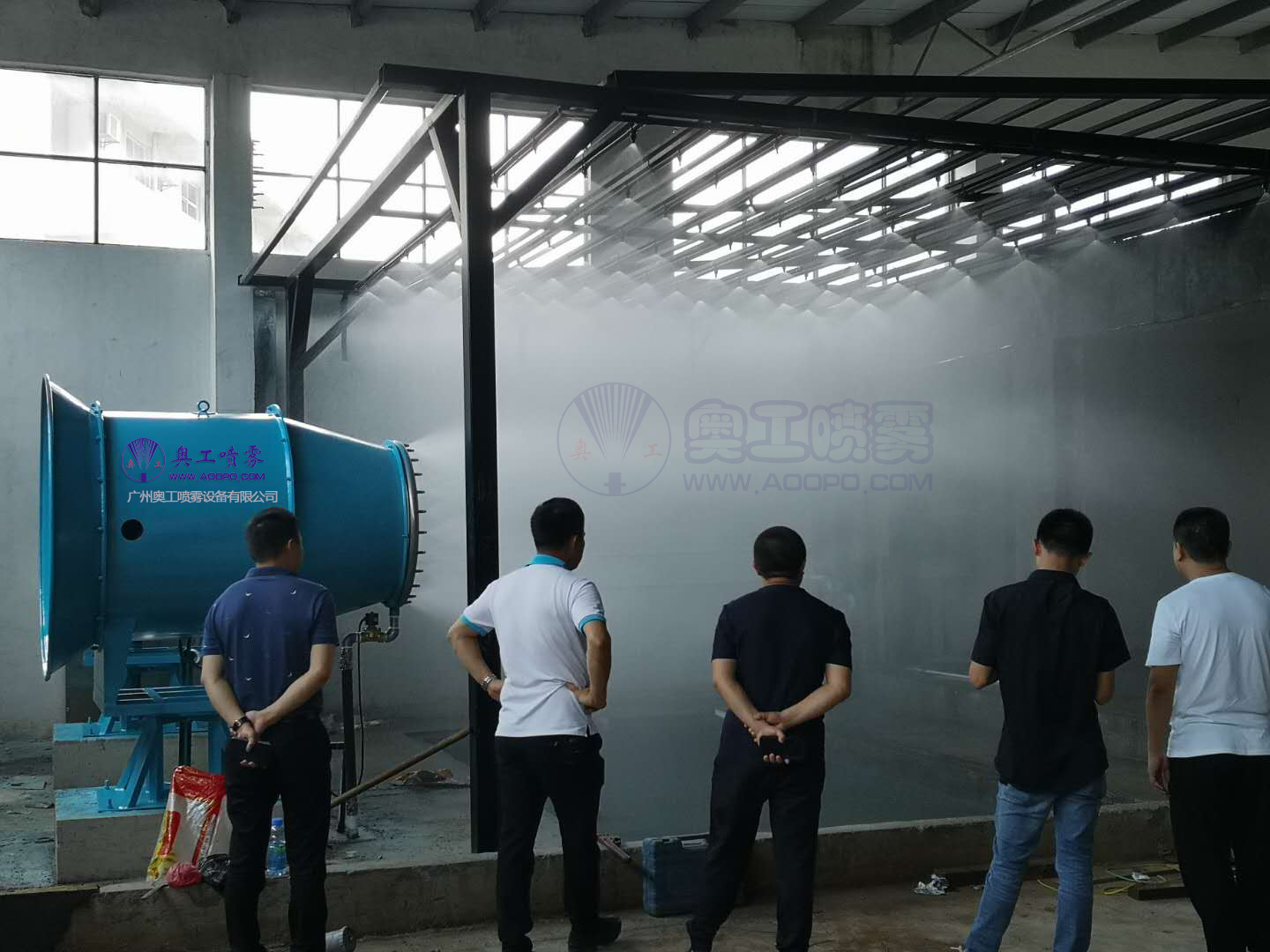 铝合窗模拟防爆喷雾系统